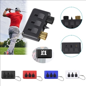 3-in-1 Golf Club Groove Cleaner